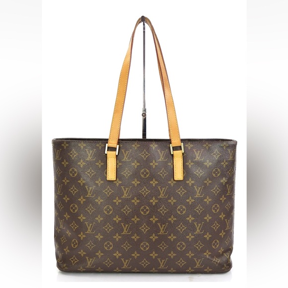Louis Vuitton Brown and Tan Monogram Tote - Picture 2 of 16